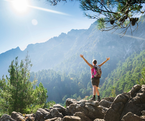 Girl on Mountain