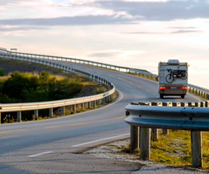 RV on road