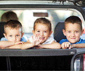 Kids in a car