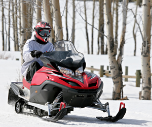 Snowmobiling