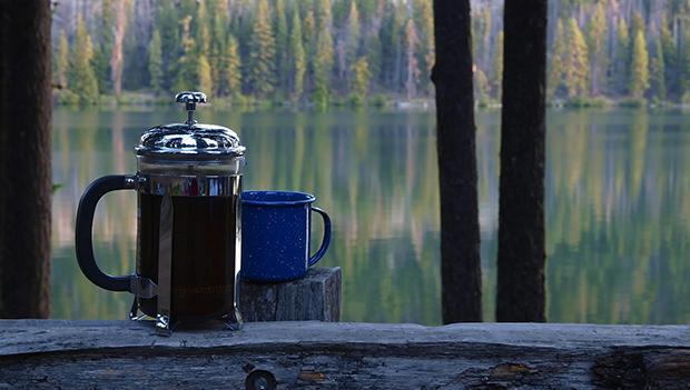 French Press Camping Coffee