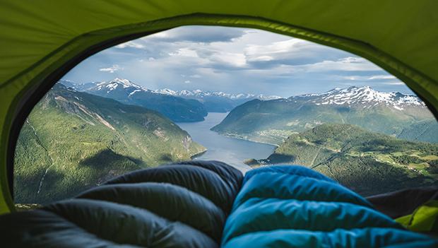 Stunning river views from the comfort of your tent