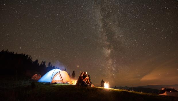 Stargazing at Romantic Camping Destinations