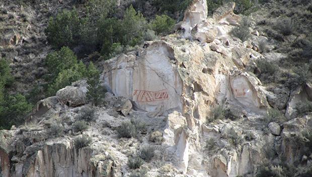 Rock art at Fremont Indian State Park