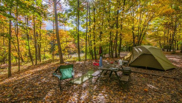 Great places to camp this autumn