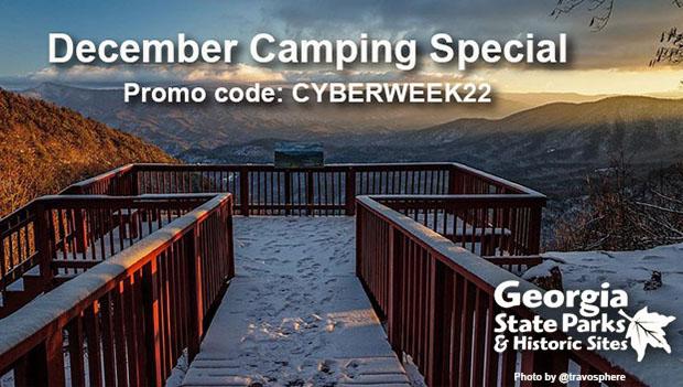 Georiga State Parks December Camping Special