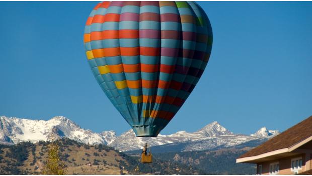 Hot Air Balloon Mountains Colorado